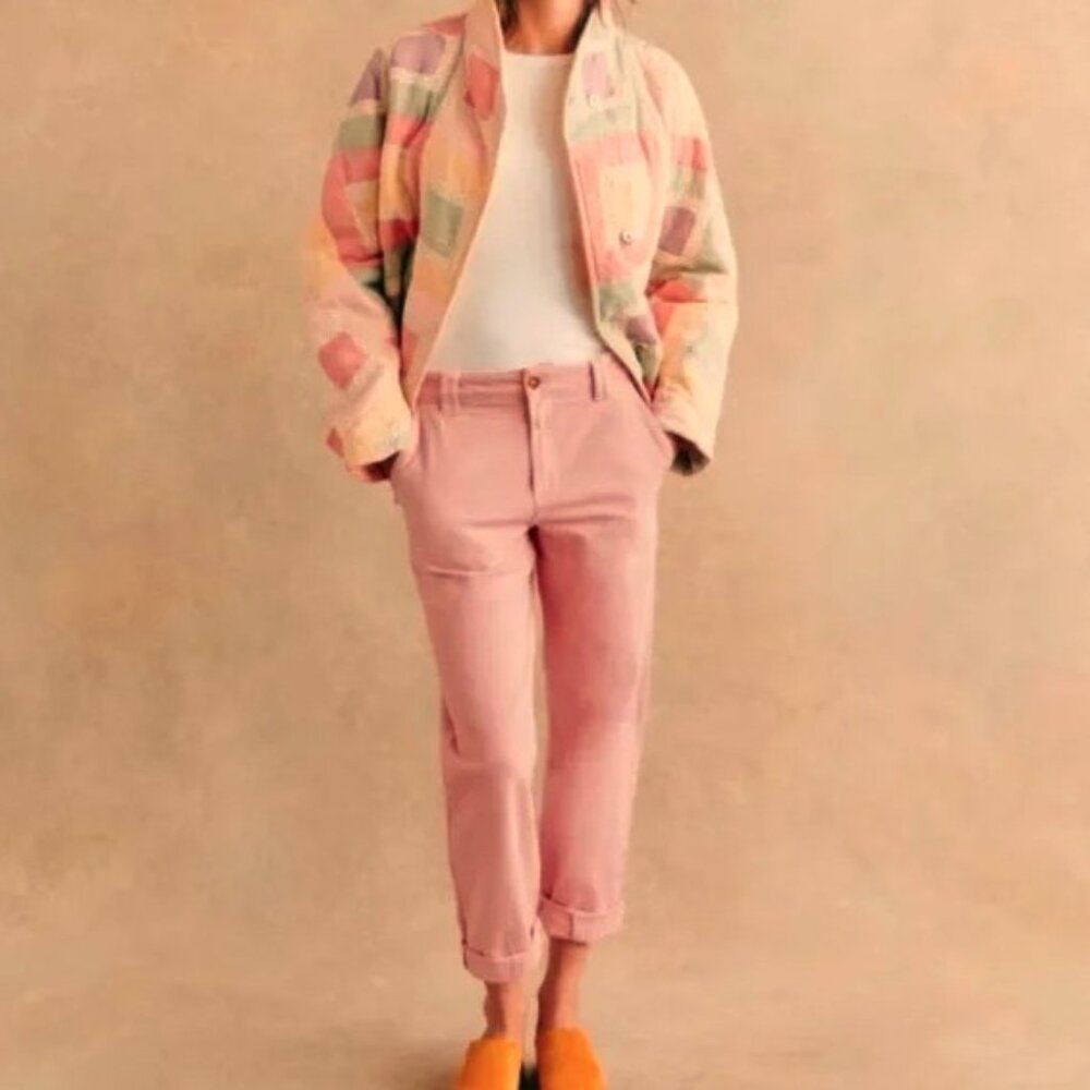 Sezane Manu Trousers/Pants Size 36 (US 4) Pink